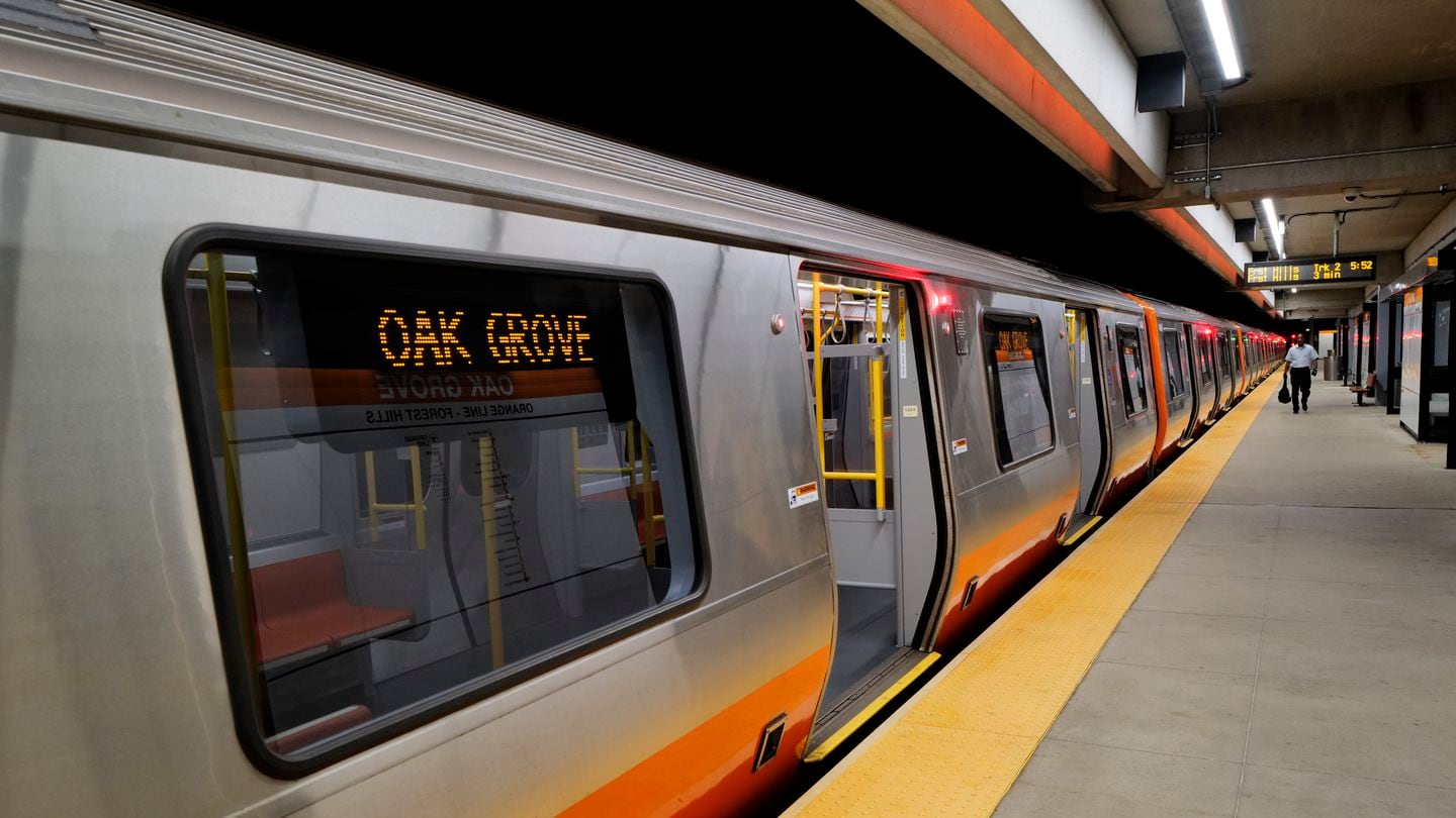 An Orange Line train came dangerously close to track workers near Tufts Medical Center Station on March 1, the MBTA reported.